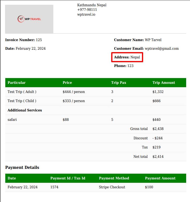 Support to show full billing country name in WP Travel Plugin v8.2.0