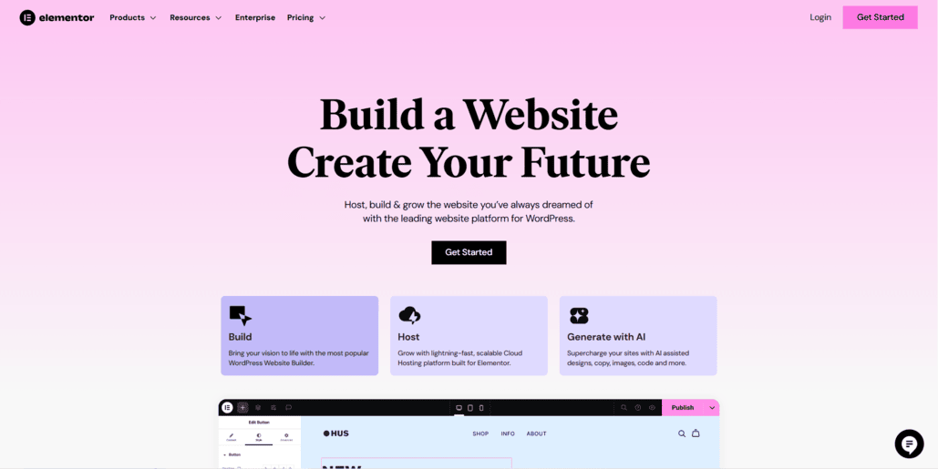 Elementor Homepage