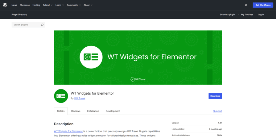 WT Widgets for Elementor