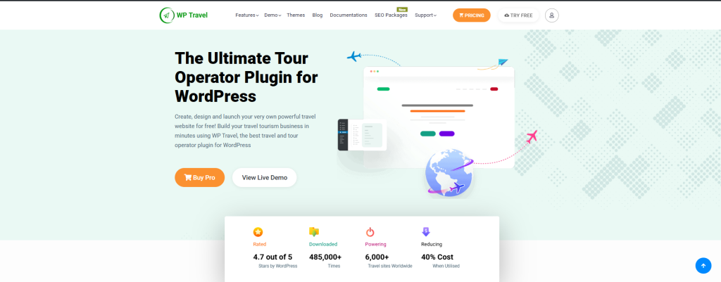 WP Travel: Best Free WordPress Tour Booking Plugins