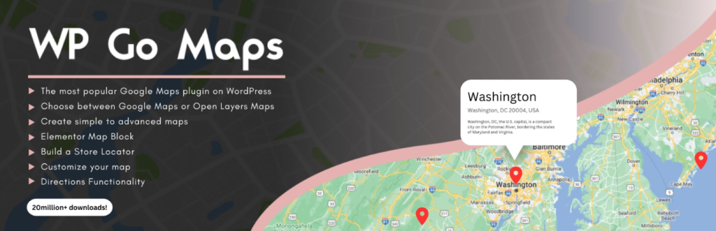 WP Go Maps homepage
