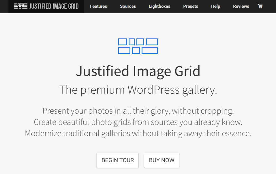 Justified Image GridΒ